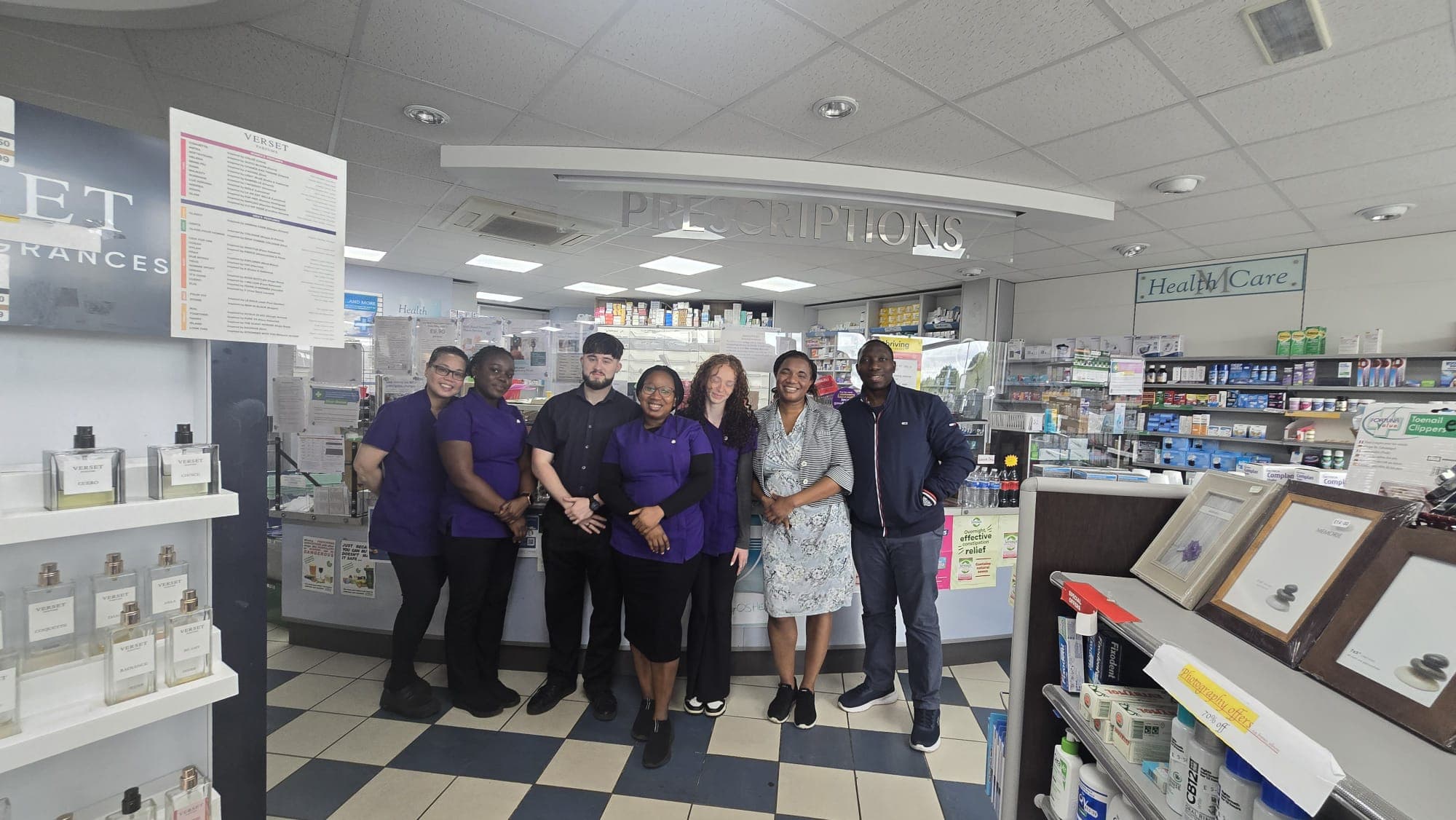 Goshen Pharmacy team and care environment photograph